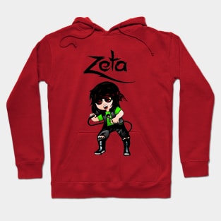 Zeta con camiseta verde Hoodie